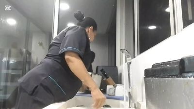 Colombian MILF with Big Ass Gets Horny and Masturbates in Office Bathroom - Amateur Latina POV - porntry.com - India - Spain - Colombia