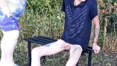 Neighbor MILF sucks my dick on a park bench until I cum - public outdoor sex with big natural tits - xxxfiles.com