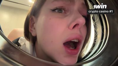 Imagine, Im Stuck In The Washing Machine! I Fucked My Stepsister In The Washing Machine - hclips.com
