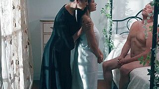 Reagan Foxx - Alison Rey - Dick Chibbles - Come over here my first wife and join us - ah-me.com