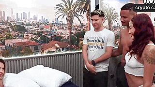 HORNY MILF GETS HER FIRST SWAP IN WILD FOURSOME - greatest XXX! - ah-me.com - Colombia