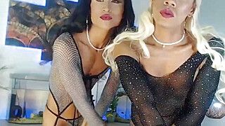 Blonde femboy wanks hard her stiff hard dick - ah-me.com