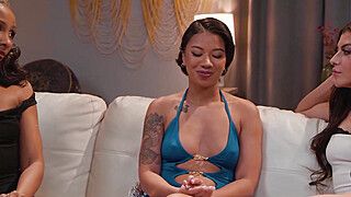 Ebony lesbos having 3some with white bff - ah-me.com