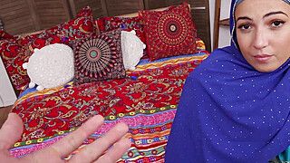 Chloe Amour - Hijabi Stepmoms Steamy Threesome Lesson - ah-me.com