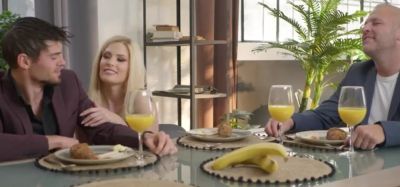 Candee Licious - Thomas Stone - Hungry Candee Devours Two Hard Dicks During Breakfast - inxxx.com
