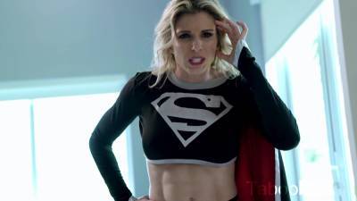 dark supergurl in the revenge crew, part two with Cory Chase - upornia.com