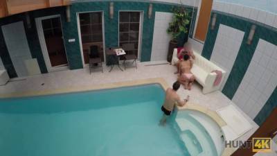 HUNT4K. Couple wants to relax in spa of hunter who adores fucking - hotmovs.com