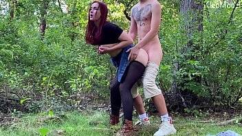 Public sex with pretty redhead wife KleoModel. Amateur video - xvideos.com