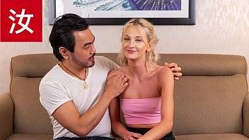 Asian Guy Makes Dick Pounding Delivery for Hungry Petite White Girl AMWF - BananaFever - xvideos.com