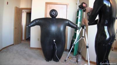Huge Latex Suit Girl Inflation - upornia.com