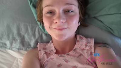 Sleepy teen is about to get nailed, because her boyfriend's dick got rock hard - upornia.com