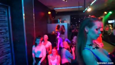 Nude babes are working in the night club and amusing people while touching on the stage - hotmovs.com