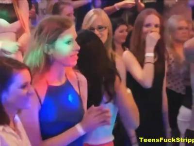 Wives & GF Hungry For Cock Become Whores At CFNM Hen Party - youporn.com