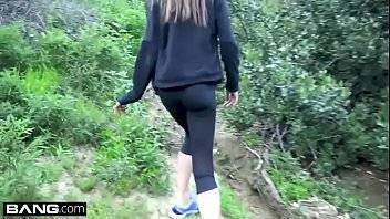 Charity Crawford - Charity Crawford gets her petite pussy stretched outdoors - xvideos.com