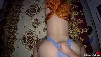 Redhead Sucks Dick Closeup and Fucks - Cum on Panties - xvideos.com