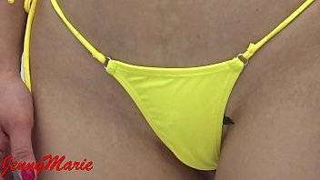 Jenny Marie 5. new yellow bikini - xvideos.com