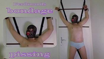 BDSM Bondage Pissing desperate man bondage tied up peeing. Kinky Male Wet and Pissy from Holland. - xvideos.com