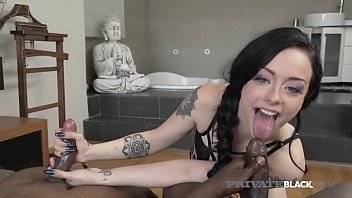 Private Black - Tattooed Babe Alessa Savage Plowed By 2 BBCs - xvideos.com