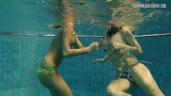 Girls Andrea and Monica stripping one another underwater - xvideos.com