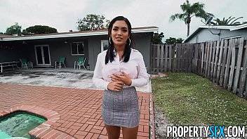 Alina Belle - PropertySex Hot Agent With Great Ass Fucks Handyman - xvideos.com