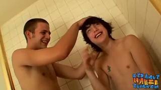 Large cock of emo twink gets pulled on in the shower hard - pornhub.com