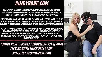Sindy Rose & MrPlay double pussy and anal fisting with huge prolapse - xvideos.com