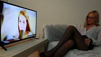 BBC Masturbation. Hot Secretary Watching Porn. - xvideos.com