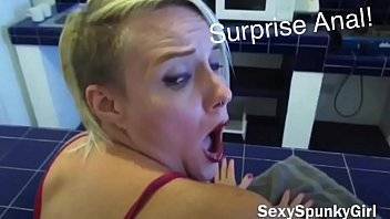 Anal Surprise While She Cleans The Kitchen: I Fuck Her Ass With No Warning! - xvideos.com