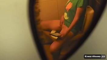 Hidden camera - Spy on my roommate masturbating in the toilet! - xvideos.com