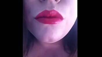 Tina - He's Lips Mad! BBW Tina Snua Talks Dirty Wearing Red Lipstick - xvideos.com - Britain