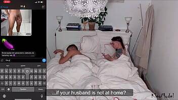 Cheating wife fucks with her husband and lover in one evening KleoModel - xvideos.com