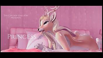 Princess - Spoiled deer gets fucked hard by muscled stallion - xvideos.com