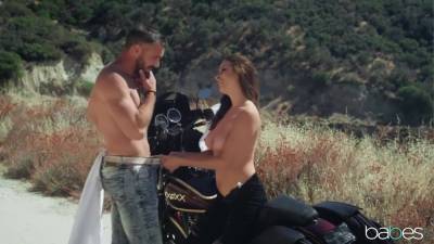 Charles Dera Taking Ashley Adams For A Ride On His Bike And Dick - hotmovs.com