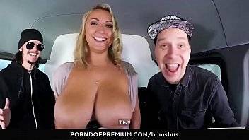 Krystal Swift - BUMS BUS - Naturally busty chick doggy style fuck fest in van - xvideos.com