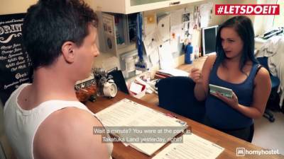 Missy Luv Skinny Hungarian Teen Seduces And Fucks Lucky Hotel Staff - sexu.com - Hungary