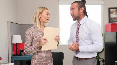 Chloe Temple - Passionate blonde gets laid with her boss for a better raise - xbabe.com