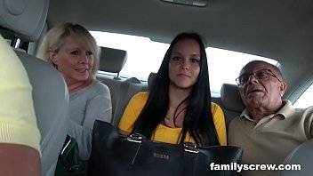 Mother and Daughter Taking Care of Grandpa's Needs - xvideos.com