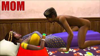 Indian Mom And Son - Visits Mother In Her Room Ans Sharing The Same Bed - xvideos.com - India