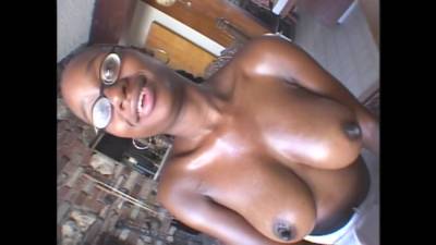 BLACK CHEERLEADER with Long Juicy Nipples - Teebaby - Big tits - xtits.com