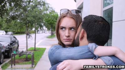 Daisy Stone - Uncle - Step uncle fucks pretty babe Daisy Stone and ejaculates in her wide open mouth - anysex.com