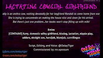Lactating Cowgirl Girlfriend | Erotic Audio Play by Oolay-Tiger - xvideos.com