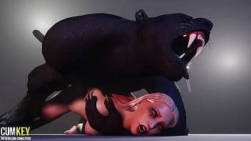 Hot Babe Mates with Furry Monster | Big Cock Monster | 3D Porn Wild Life - xvideos.com