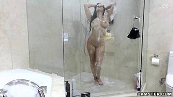 Abella Anderson Camgirl Bubble Bath, Shower and Blowjob LIVE on Camster.com - xvideos.com - Cuba
