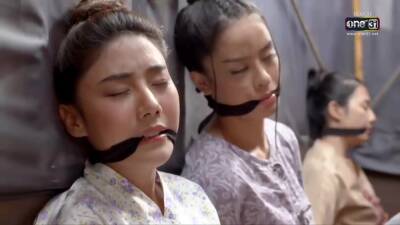 Three Thai Women Cleave Gagged - hdzog.com - Thailand