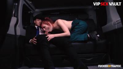 Vanessa - (Vanessa Shelby, Matt Ice) - Hardcore Car Sex With Naughty Redhead And Her Horny Driver - sexu.com