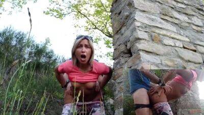 RISKY OUTDOOR SEX: Passionate Strangers ROUGH FUCK.MAELLE Gets POWERFUCK DOGGYSTYLE in the Nature with GREAT CREAMPIE.HOMEMADE SEXTAPE 100% (FULL VERSION IN RED SECTION) - xxxfiles.com