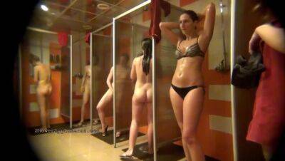 Real spy camera in a female shower room - xxxfiles.com - Russia