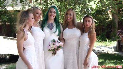 Bitches attend wedding party where they fuck like sluts in group scenes - xbabe.com