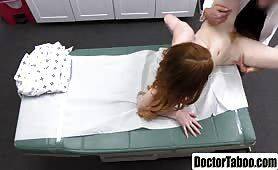 fat pussy - Teen redhead gets her fat pussy licked and banged by doctor - al4a.com
