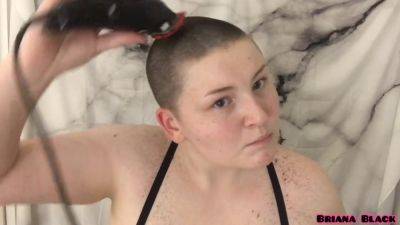 All Natural Babe Films Head Shave For First Time - Big tits - xtits.com